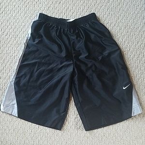 Nike Black/Silver Basketball Shorts